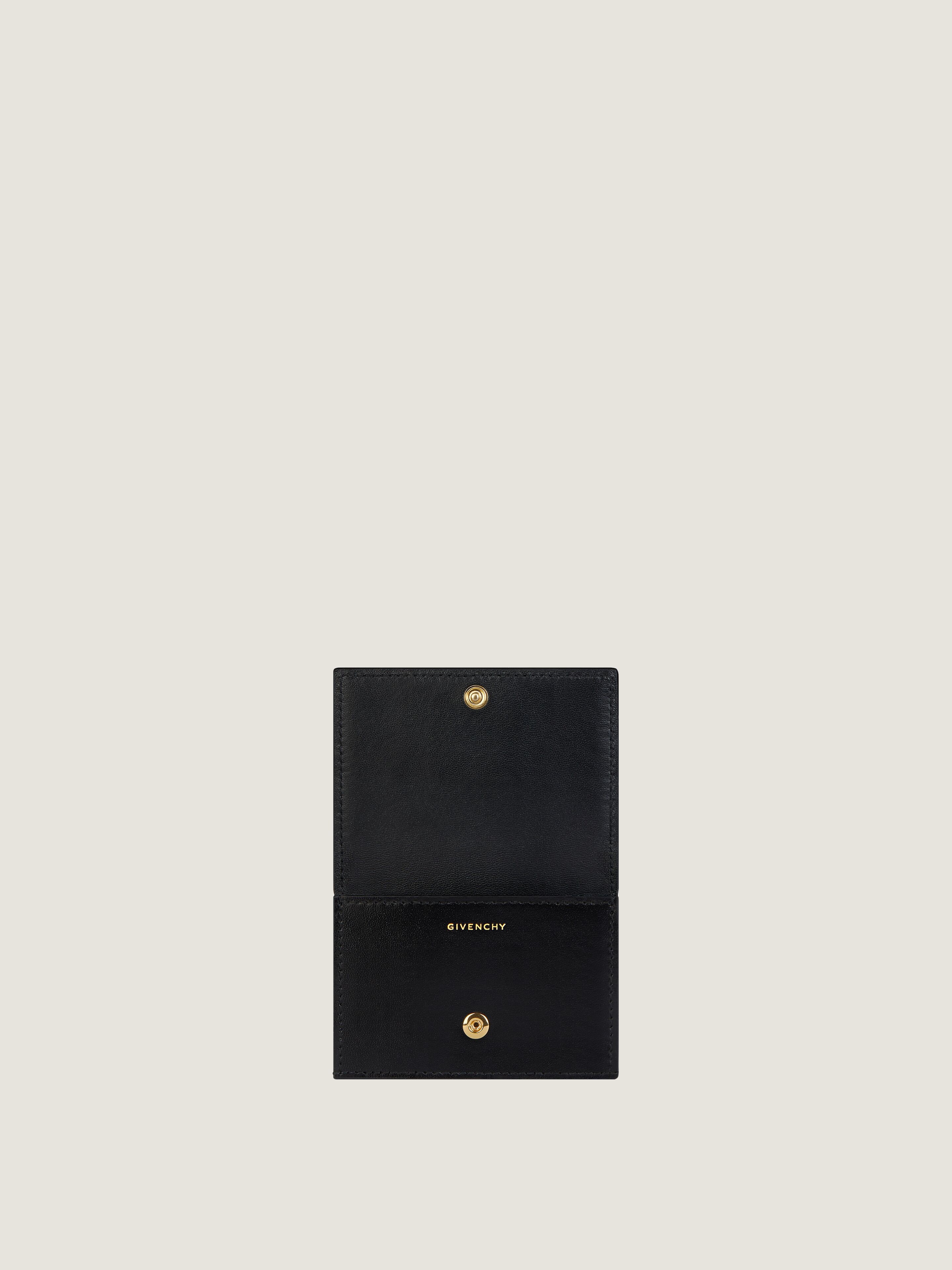 4G Liquid card holder in Box leather